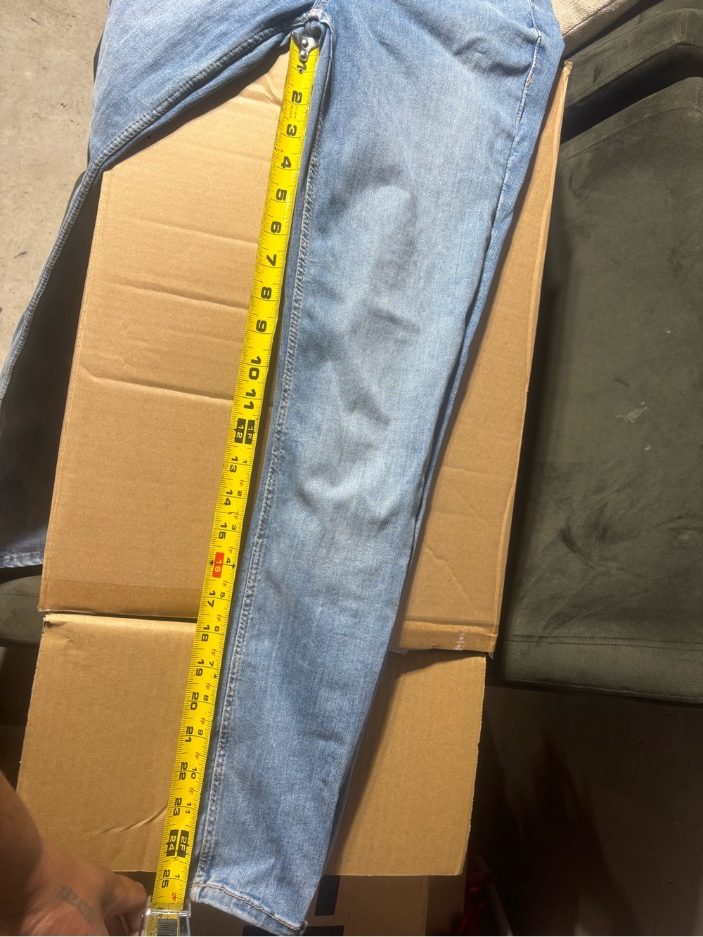Zara Light Blue Skinny Jeans - Picture 4 of 4